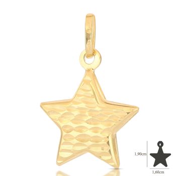 Pendente Stella sfaccettato mis.2
