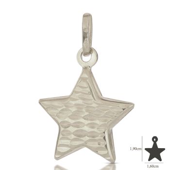 Pendente Stella sfaccettato mis.2