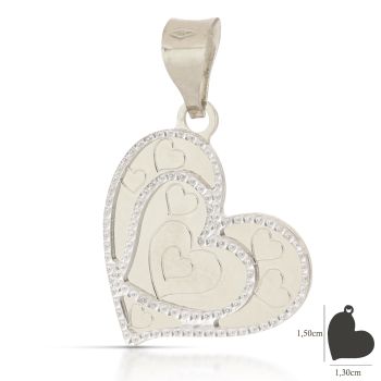 Pendente Cuore bianco
