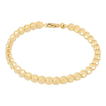 Bracciale martellato giallo mis.1