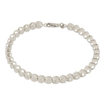 Bracciale martellato bianco mis.1