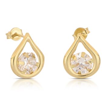 Orecchini punto luce giallo