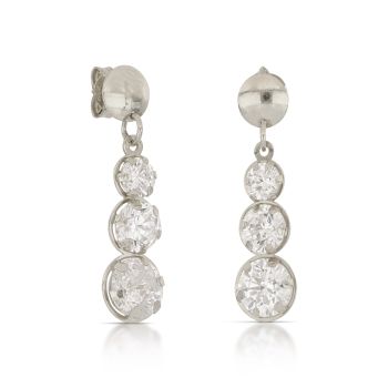 Orecchini trilogy bianco