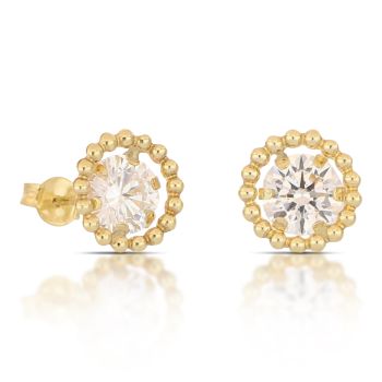 Orecchini punto luce giallo mis2