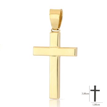 Croce scatolata gialla