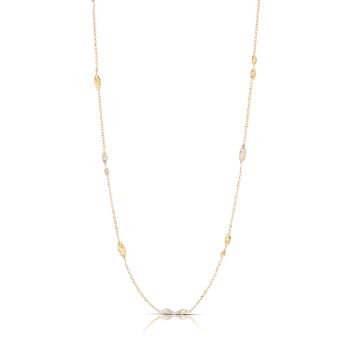 Girocollo martellato bicolore