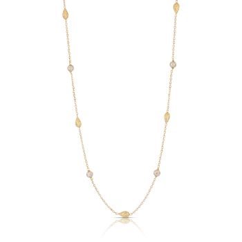 Girocollo martellato bicolore