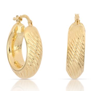 Orecchini cerchio elettroformati