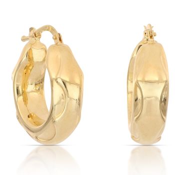 Orecchini cerchio elettroformati