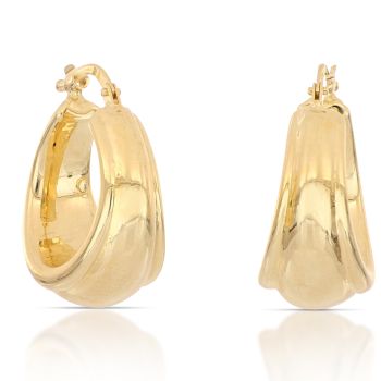 Orecchini cerchio elettroformati