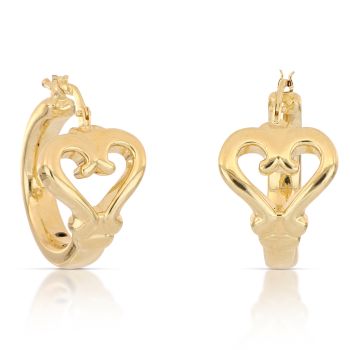 Orecchini cerchio elettroformati