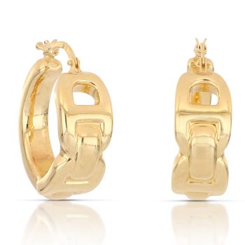 Orecchini cerchio elettroformati