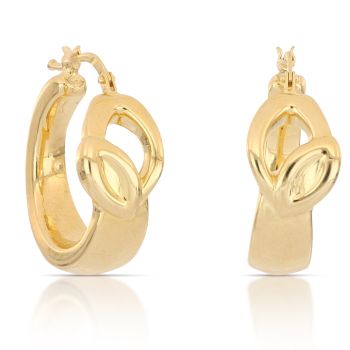 Orecchini cerchio elettroformati