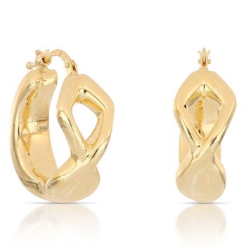 Orecchini cerchio elettroformati