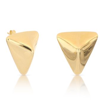 Orecchini triangolo elettroformati