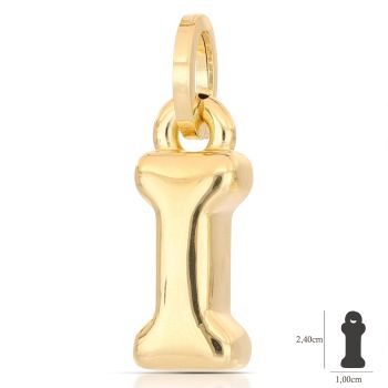 Pendente lettera elettroformata   I