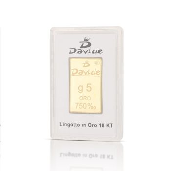 Lingotto in oro 18kt 5grammi