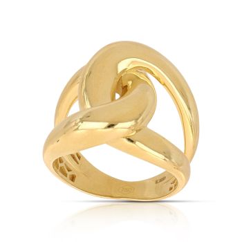 Anello fantasia giallo