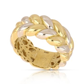 Anello fantasia bicolore