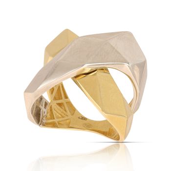 Anello fantasia bicolore