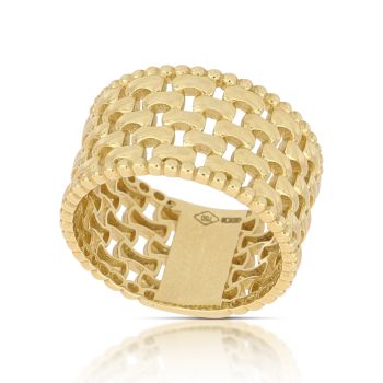 Anello fantasia giallo