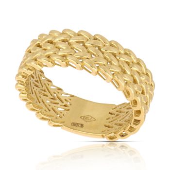 Anello fantasia giallo