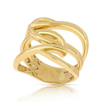 Anello fantasia giallo