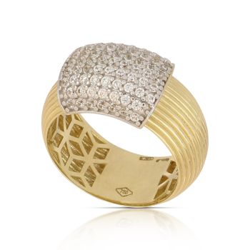 Anello fantasia bicolore