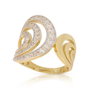 Anello fantasia bicolore