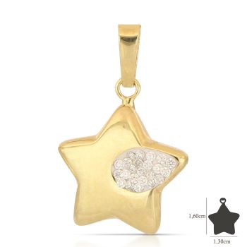 Pendente stella giallo