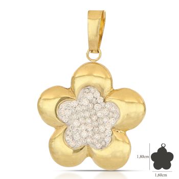 Pendente fiore giallo