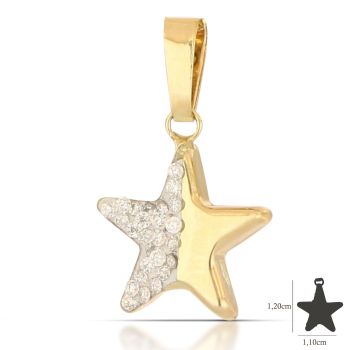 Pendente stella giallo