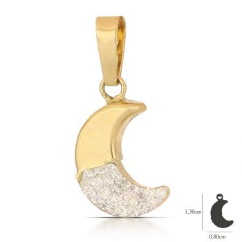 Pendente luna giallo
