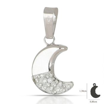 Pendente luna bianco