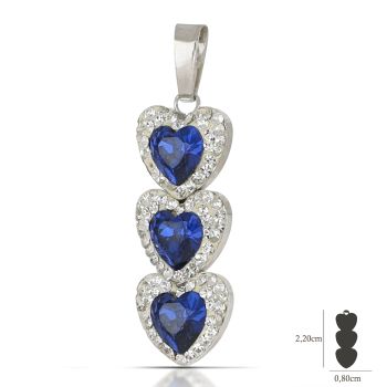 Pendente trilogy cuore bianco, scegli il