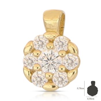 Pendente fiorellino giallo