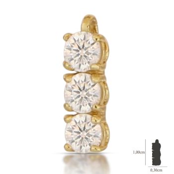 Pendente trilogy giallo misura 1