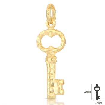 Pendente chiave sfaccettata
