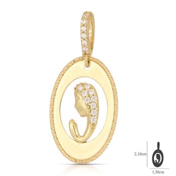 Medaglia con Madonna misura1