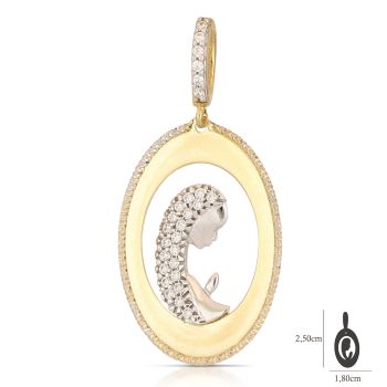 Medaglia con Madonna misura2