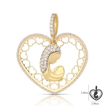 Medaglia con Madonna con bambino