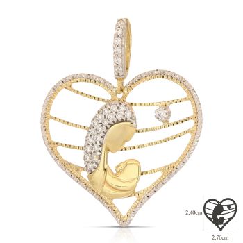 Medaglia con Madonna con bambino