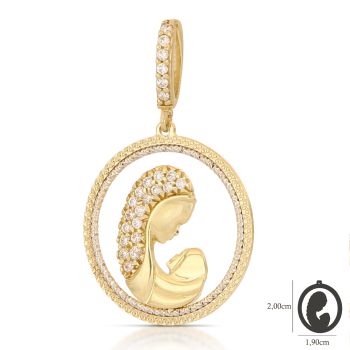 Medaglia con Madonna con bambino