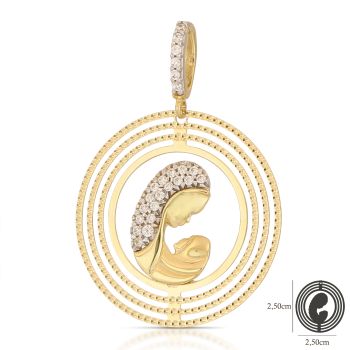 Medaglia con Madonna con bambino