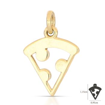 Pendente pizza  giallo