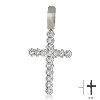 Croce con zirconi
