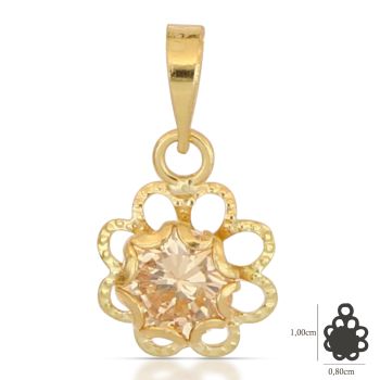 Pendente punto luce citrino