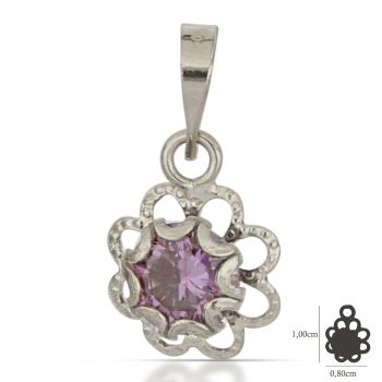 Pendente punto luce viola