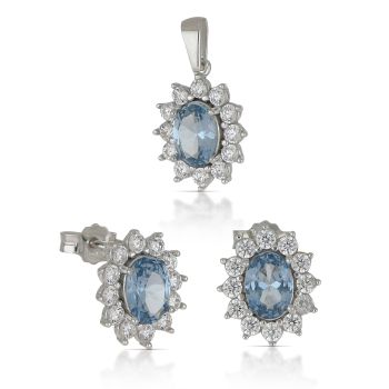 Parure pendente e orecchini