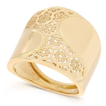 Anello giallo a lastra